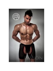 boxer rouge noir passion string l/xl