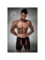 boxer rouge noir passion string l/xl