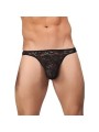 MALE POWER TANGA noir dentelle
