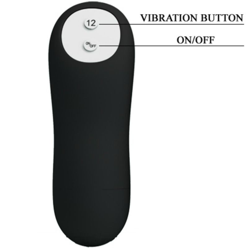 plug anal 12 vibrations noir