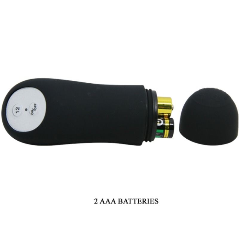 plug anal 12 vibrations noir