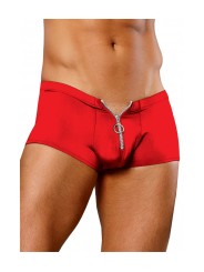 Boxer ZIPPER Rouge S/M