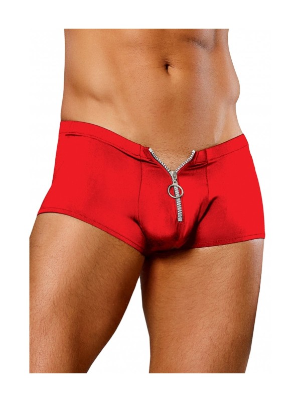 Boxer ZIPPER Rouge S/M