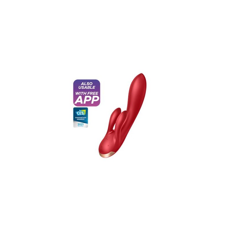Vibro Double Flex 3 Moteurs Rouge satisfyer