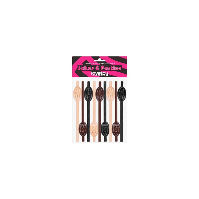 Lot de 9 pailles vagin