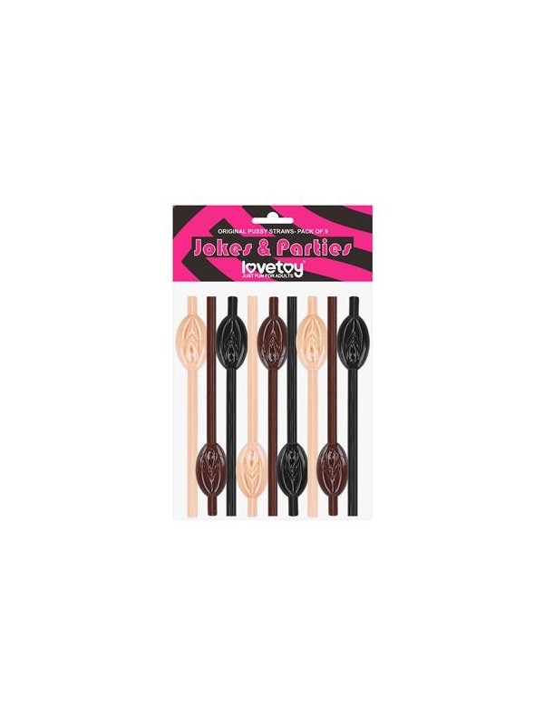 Lot de 9 pailles vagin
