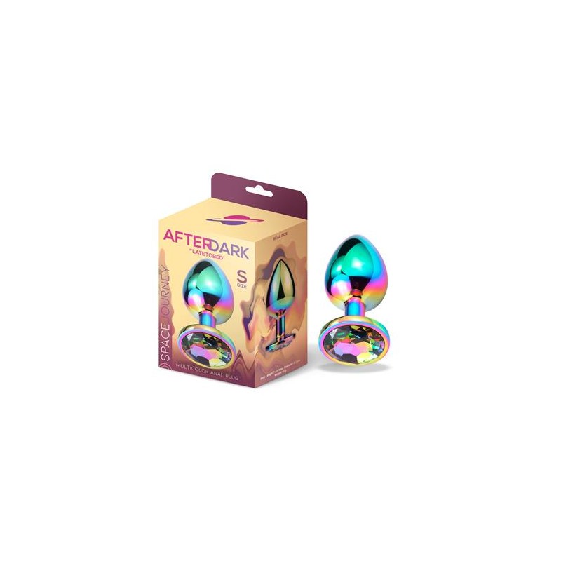 Plug Anal Space Journey Multicolore et Bijou Taille S