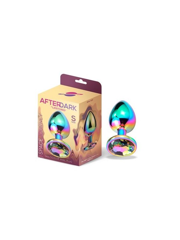 Plug Anal Space Journey Multicolore et Bijou Taille S