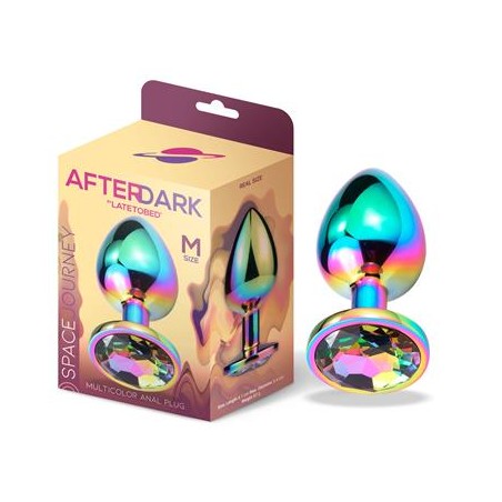 Plug Anal Space Journey Multicolore et Bijou Taille M