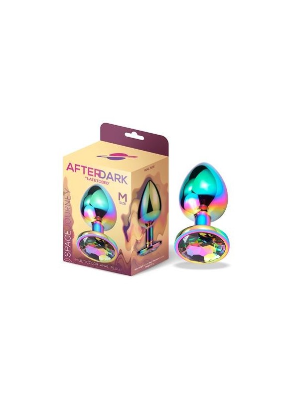 Plug Anal Space Journey Multicolore et Bijou Taille M