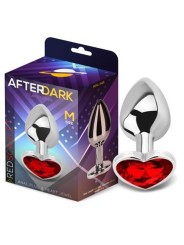 Plug Anal avec Bijou Coeur Rouge Scarlet T:M Afterdark