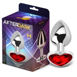 Plug Anal avec Bijou Coeur Rouge Scarlet T:M Afterdark