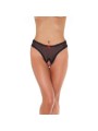 Amorable String Ouvert Couleur Noir Taille Unique