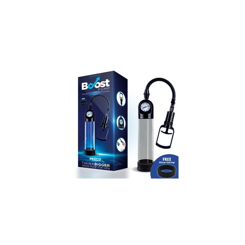 Pompe Manuelle avec Compteur Pénis PSX03 Trans