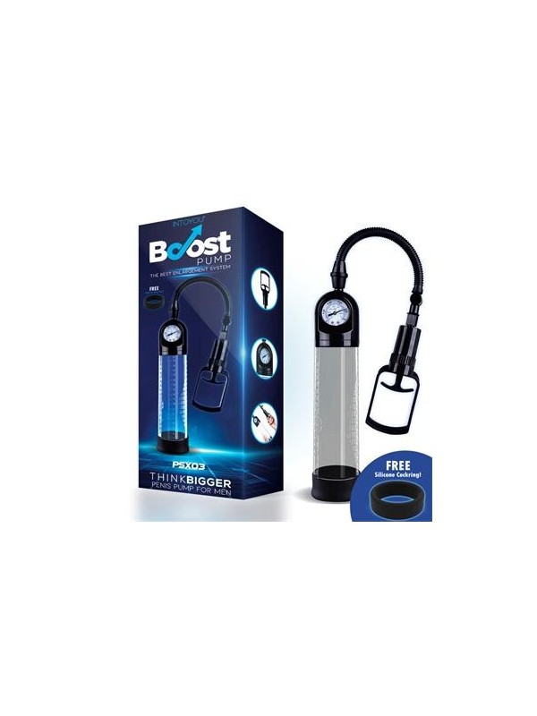 Pompe Manuelle avec Compteur Pénis PSX03 Trans