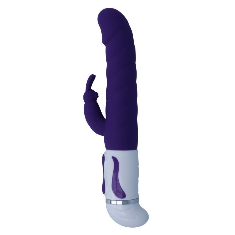 Vibro rabbit tournant bobbler lila