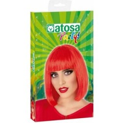 perruque courte orange