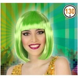 perruque courte verte