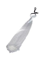 Cravatte paillettes Argent