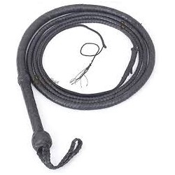 Fouet bull whip shots cuir 150cm