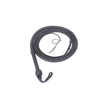 Fouet bull whip shots cuir 150cm