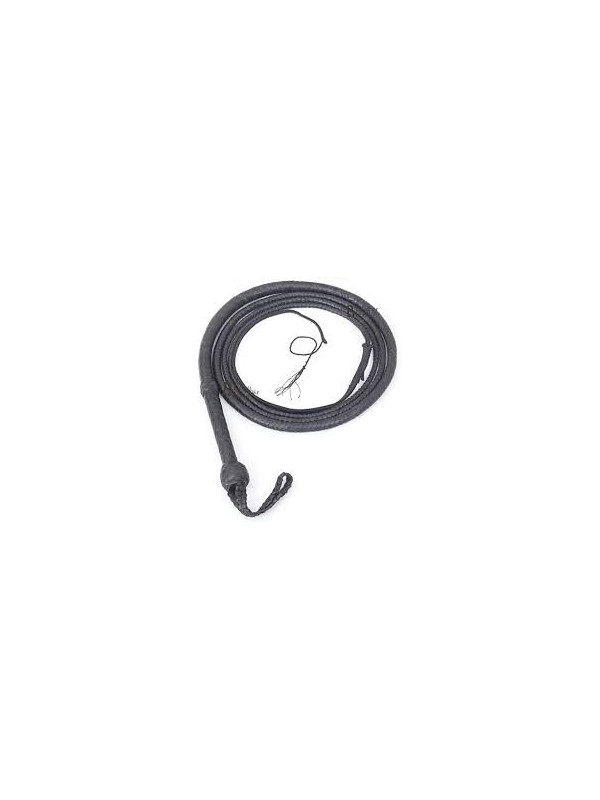Fouet bull whip shots cuir 150cm