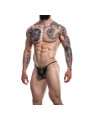 cut4men - string en cuir noir provocateur m