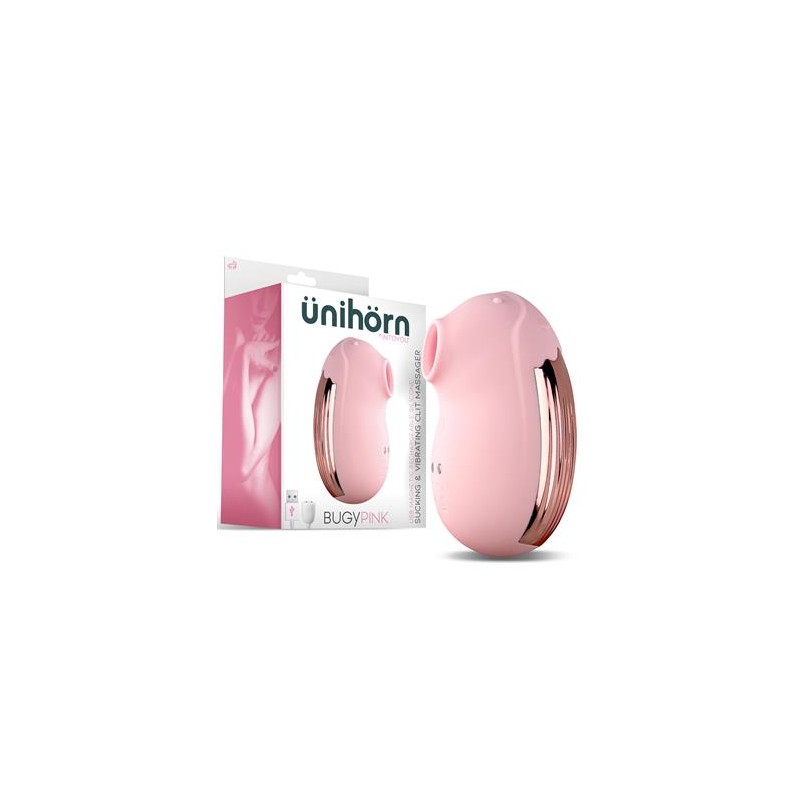 Ventouse clitoridien Bugypink avec vibration