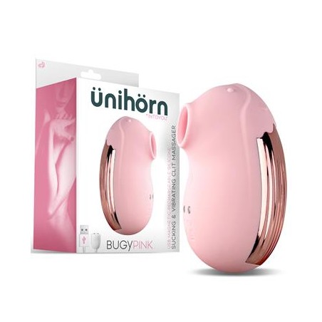 Ventouse clitoridien Bugypink avec vibration