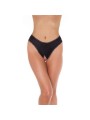 Rimba Amorable String Ouvert Couleur Noir Taille Unique