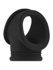 no.48 - cockring avec ball strap - noir