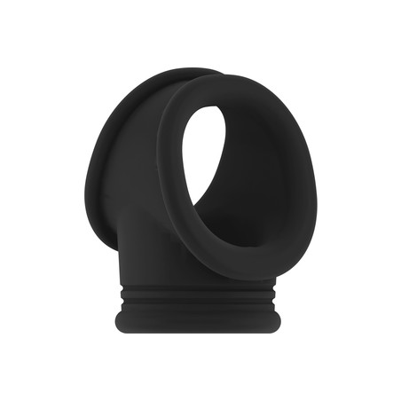 no.48 - cockring avec ball strap - noir