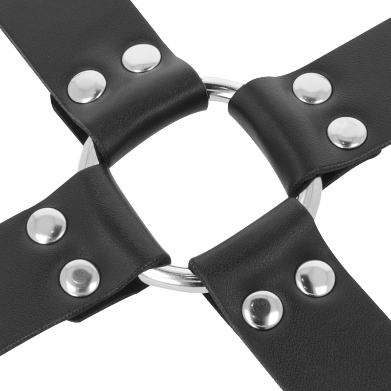 darkness menottes cuir noir