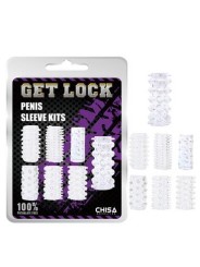 kit de gaine de pénis transparent