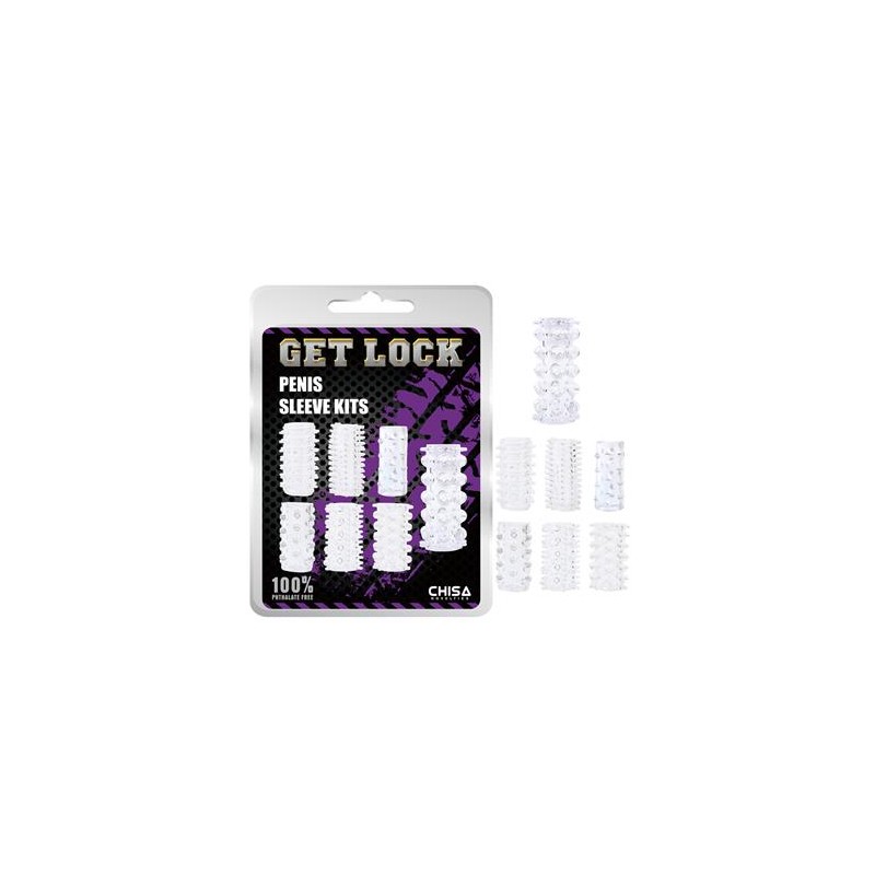 kit de gaine de pénis transparent