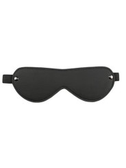 masque en cuir noir