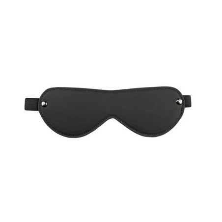 masque en cuir noir