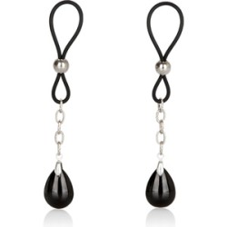 Pinces tetons pierres noires calexotics