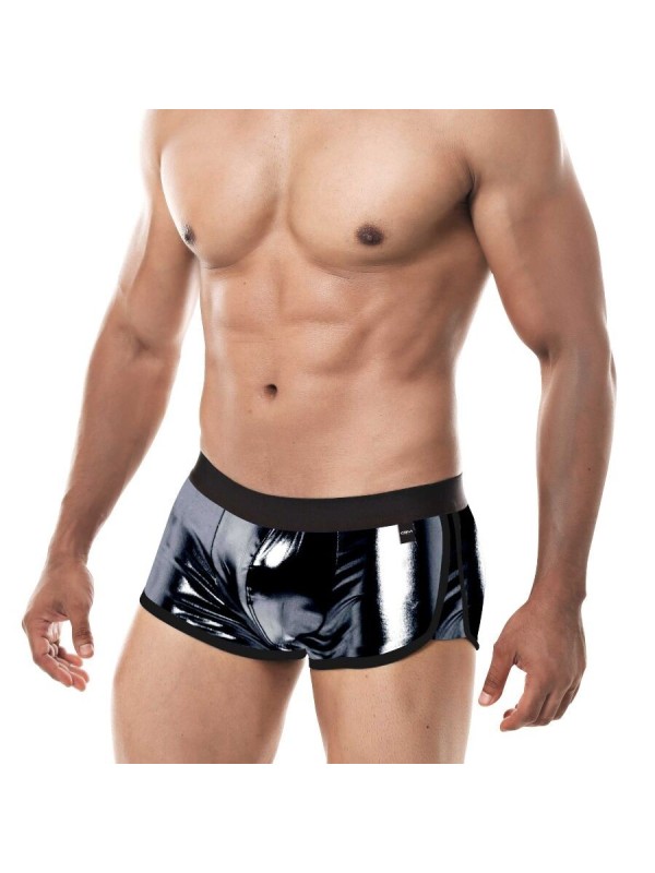Cut4men - boxer trunk noir brillant L