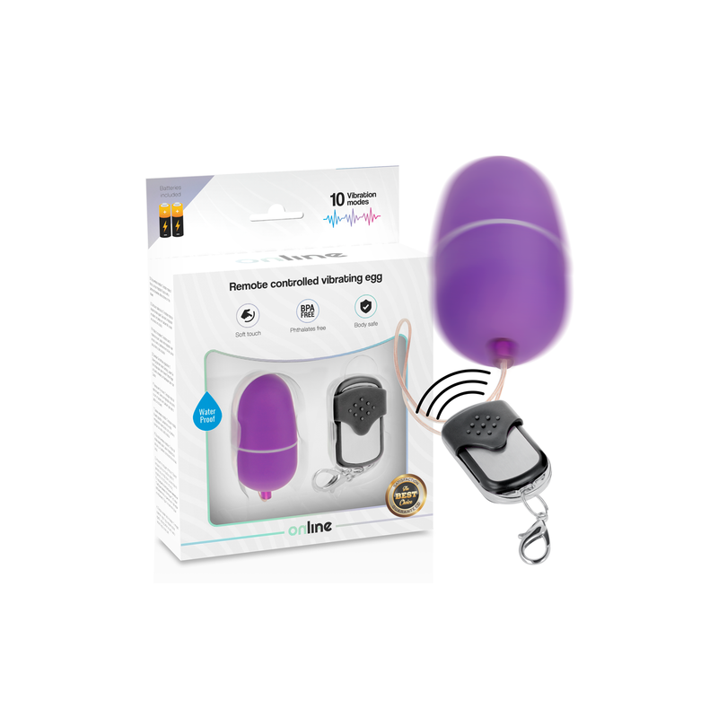 Oeuf vibrant online 10 modes M - lila