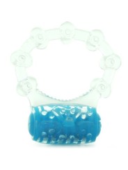 Anneau vibrant screaming pop bleu