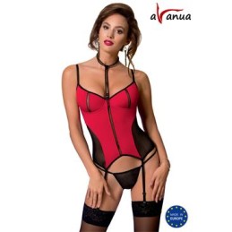 corset guepierre Coline rouge/noir L/XL