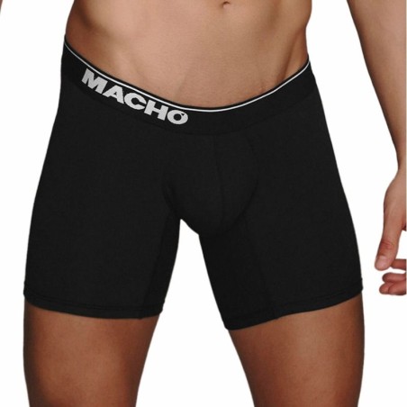 mâle - mc087 long boxer noir taille L