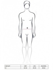 costume barman 020 SEXY blanc/noir  BY PASSION MEN L/XL