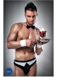 costume barman 020 SEXY blanc/noir  BY PASSION MEN L/XL