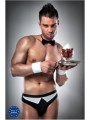 costume barman 020 SEXY blanc/noir  BY PASSION MEN L/XL