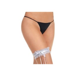 Jarretiere blanche - bridgette de intimax