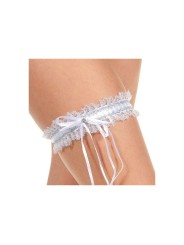 Jarretiere blanche - bridgette de intimax