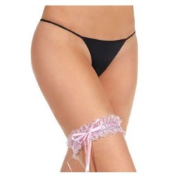 Jarretiere rose - bridgette  de intimax