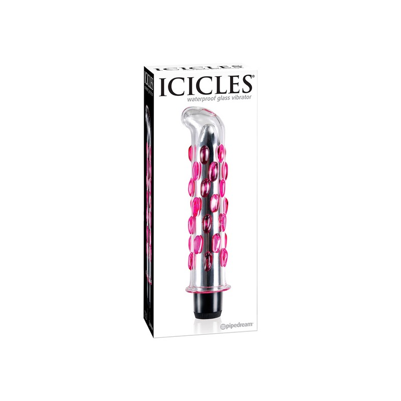 icicles numéro 19 vibromasseur en verre soufflé à la main